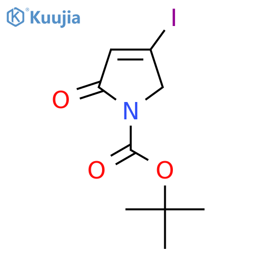 Tert-Butyl 4-iodo-2-oxo-2,5-dihydro-1H-pyrrole-1-carboxylate structure