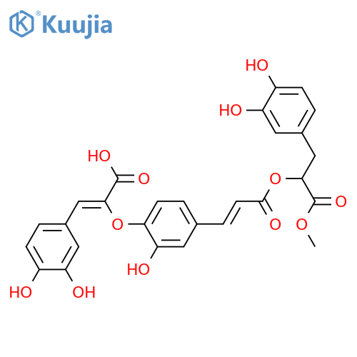 Salvianolic acid H; 9'-Me ester structure