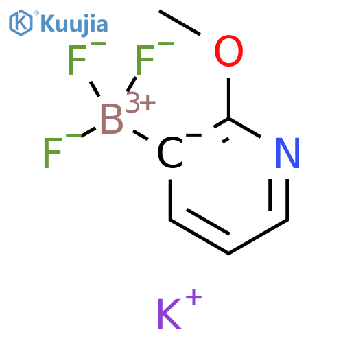 Borate(1-), trifluoro(2-methoxy-3-pyridinyl)-, potassium (1:1), (T-4)- structure