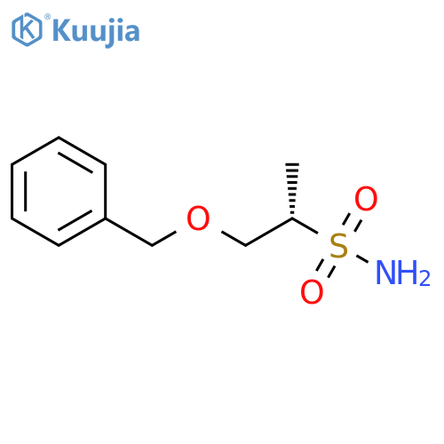 2-Propanesulfonamide, 1-(phenylmethoxy)-, (2S)- structure