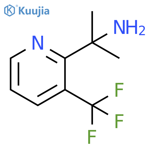 2-3-(trifluoromethyl)pyridin-2-ylpropan-2-amine structure