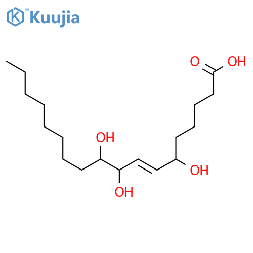 7-Octadecenoic acid,6,9,10-trihydroxy- structure