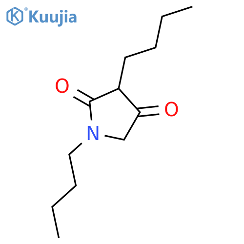 2,4-Pyrrolidinedione, 1,3-dibutyl- structure