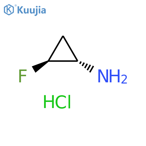 (1S,2S)-2-fluorocyclopropan-1-aminehydrochloride structure