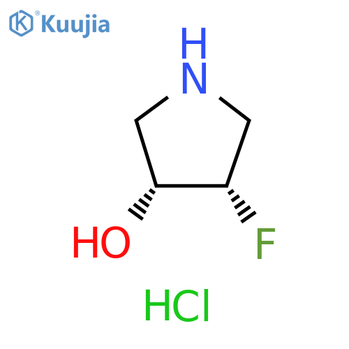 (3R,4S)-4-fluoropyrrolidin-3-ol hydrochloride structure