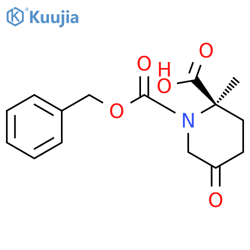 1-benzyl 2-methyl (2R)-5-oxopiperidine-1,2-dicarboxylate structure