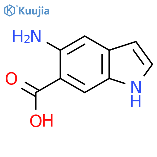 5-Amino-1H-indole-6-carboxylic acid structure