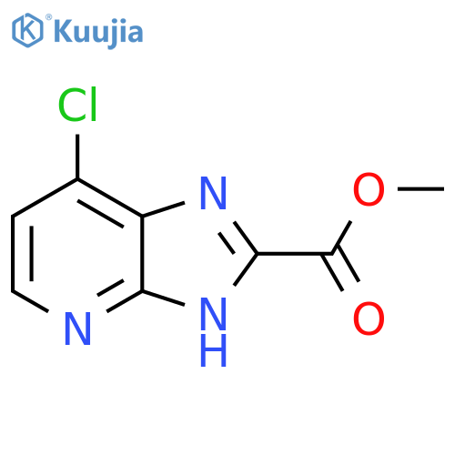 methyl 7-chloro-3H-imidazo[4,5-b]pyridine-2-carboxylate structure