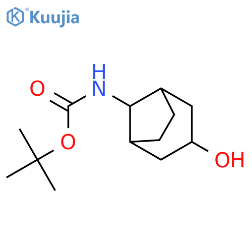 tert-butyl N-(3-hydroxy-8-bicyclo[3.2.1]octanyl)carbamate structure