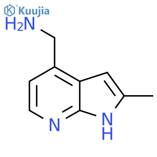 {2-methyl-1H-pyrrolo[2,3-b]pyridin-4-yl}methanamine structure