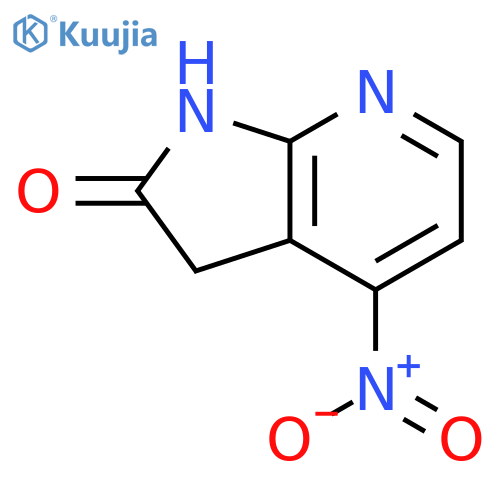 4-nitro-1H,2H,3H-pyrrolo[2,3-b]pyridin-2-one structure