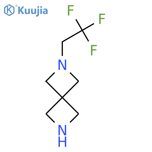 2-(2,2,2-Trifluoroethyl)-2,6-diazaspiro[3.3]heptane structure