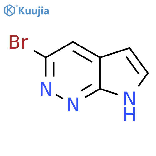 3-Bromo-7h-pyrrolo[2,3-c]pyridazine structure