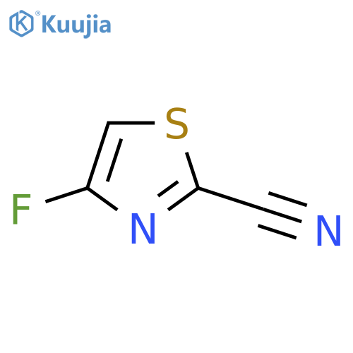 4-Fluorothiazole-2-carbonitrile structure