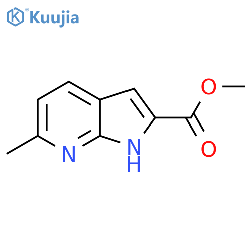 Methyl 6-methyl-1H-pyrrolo[2,3-b]pyridine-2-carboxylate structure