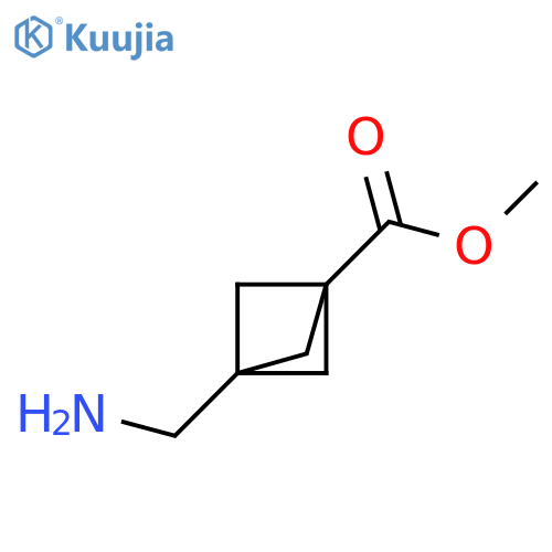 methyl 3-(aminomethyl)bicyclo[1.1.1]pentane-1-carboxylate structure