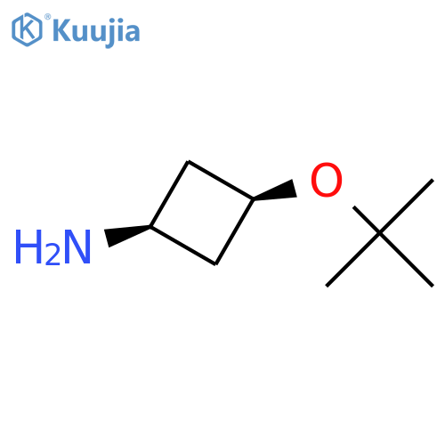 cis-3-tert-butoxycyclobutanamine structure