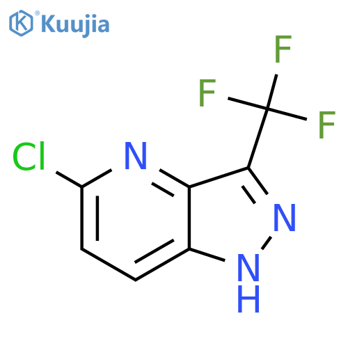 5-chloro-3-(trifluoromethyl)-1H-pyrazolo[4,3-b]pyridine structure