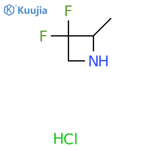 3,3-difluoro-2-methyl-azetidine;hydrochloride structure