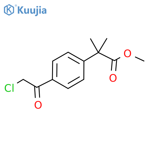 Methyl 2-(4-(2-Chloroacetyl)phenyl)-2-methylpropanoate structure