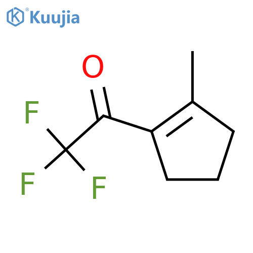 Ethanone,2,2,2-trifluoro-1-(2-methyl-1-cyclopenten-1-yl)- structure