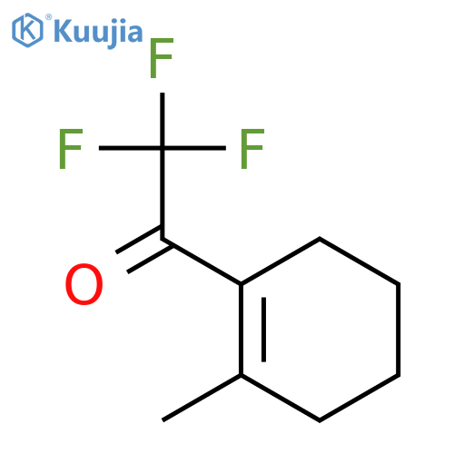 Ethanone,2,2,2-trifluoro-1-(2-methyl-1-cyclohexen-1-yl)- structure