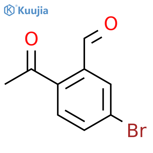 2-Acetyl-5-bromobenzaldehyde structure