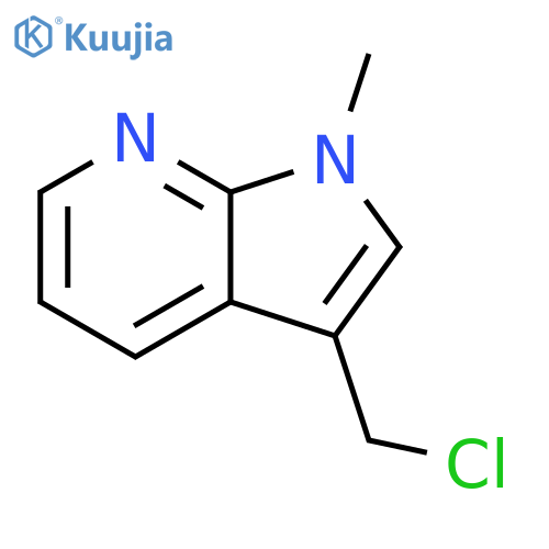 3-(chloromethyl)-1-methyl-1H-pyrrolo2,3-bpyridine structure