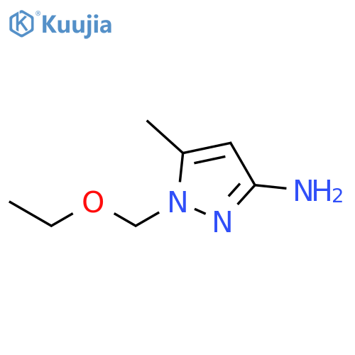 1-(Ethoxymethyl)-5-methylpyrazol-3-amine structure
