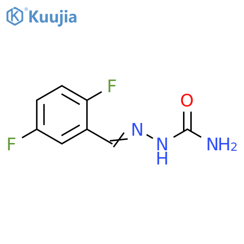 Hydrazinecarboxamide, 2-[(2,5-difluorophenyl)methylene]- structure