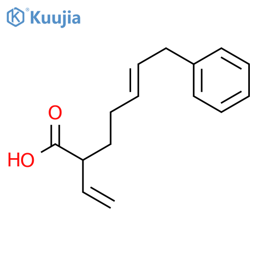 5-Heptenoic acid, 2-ethenyl-7-phenyl-, (5E)- structure