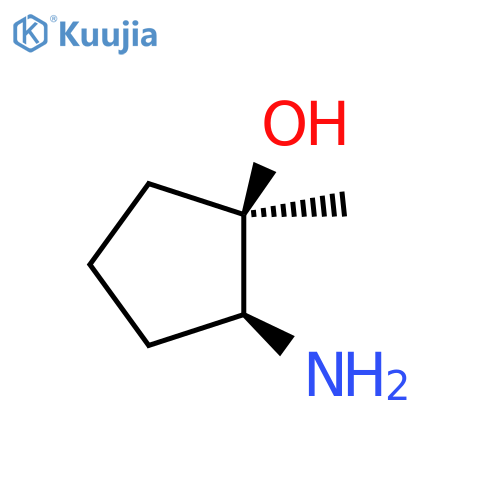 Cyclopentanol, 2-amino-1-methyl-, (1R,2S)-rel- structure