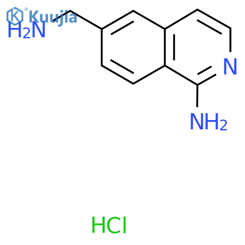 1-Amino-6-aminomethylisoquinoline hydrochloride structure