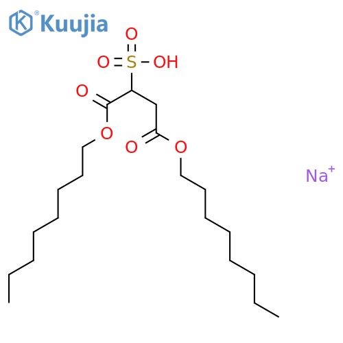 Dioctylsulfosuccinic Acid Sodium Salt structure