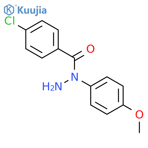 4-Chloro-N-(4-methoxyphenyl)benzohydrazide structure