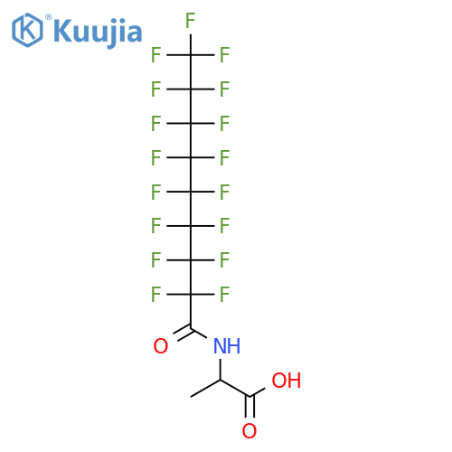D-Alanine, N-(2,2,3,3,4,4,5,5,6,6,7,7,8,8,9,9,9-heptadecafluoro-1-oxononyl)- structure
