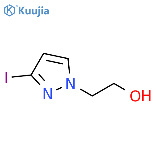 3-Iodo-1H-pyrazole-1-ethanol structure