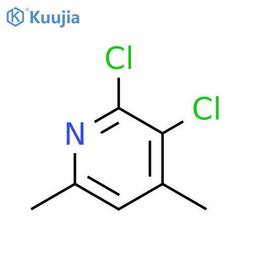 2,3-dichloro-4,6-dimethylpyridine structure