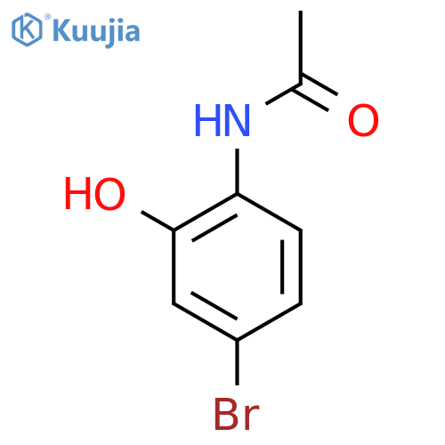 N-(4-Bromo-2-hydroxyphenyl)acetamide structure