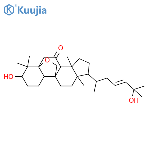 5,19-Epoxy-3,25-dihydroxycucurbit-23-en-7-one; (3β,5β,23E)-form structure