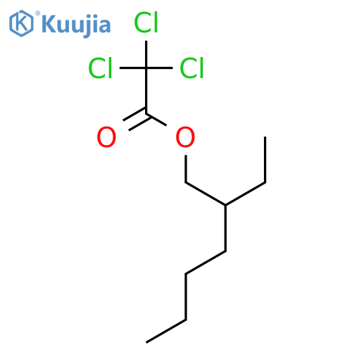 Acetic acid,2,2,2-trichloro-, 2-ethylhexyl ester structure
