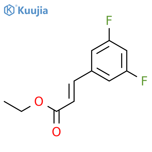 Ethyl 3-(3,5-difluorophenyl)acrylate structure