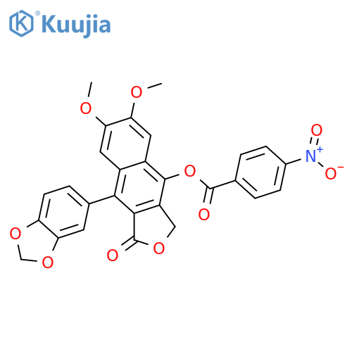 Diphyllin; O-(4-Nitrobenzoyl) structure
