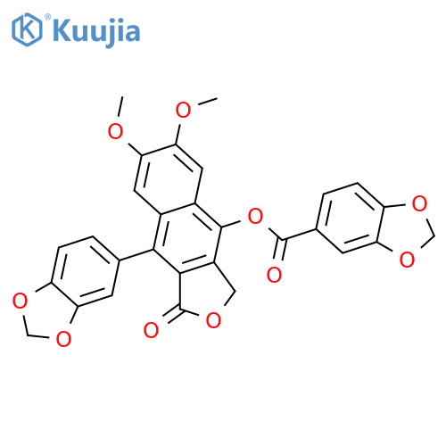 Diphyllin; O-(3,4-Methylenedioxybenzoyl) structure