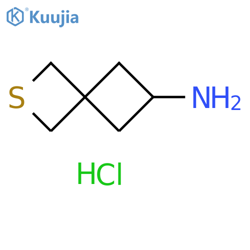 2-thiaspiro[3.3]heptan-6-amine;hydrochloride structure
