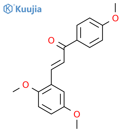 (2E)-3-(2,5-Dimethoxyphenyl)-1-(4-methoxyphenyl)prop-2-en-1-one structure