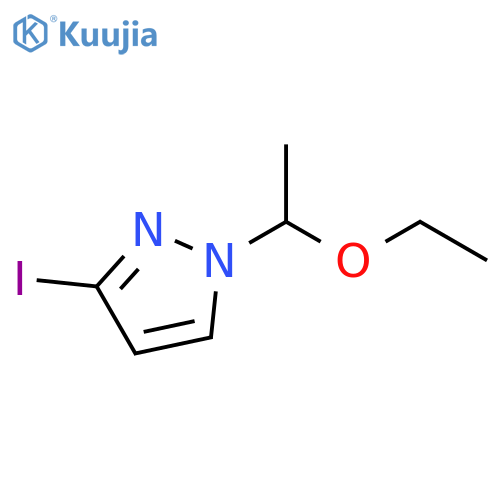 1-(1-ethoxyethyl)-3-iodo-1H-pyrazole structure