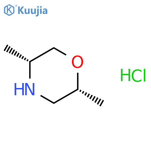 (2R,5R)-2,5-dimethylmorpholine;hydrochloride structure