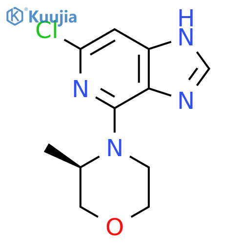 (R)-4-(6-Chloro-1H-imidazo[4,5-c]pyridin-4-yl)-3-methylmorpholine structure