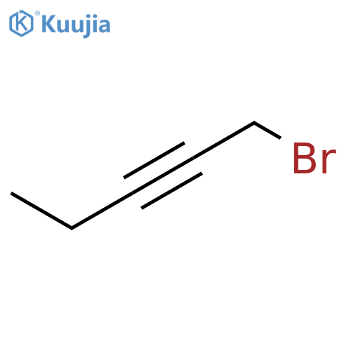 1-Bromo-2-pentyne structure